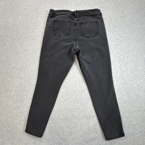 Lane Bryant Jeans Womens Size 16L Black High Rise Ultimate Stretch Skinny Curvy - Picture 4 of 12